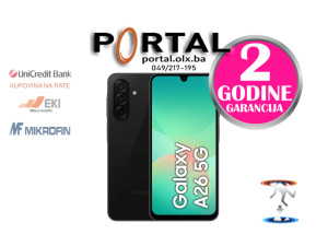 Samsung Galaxy A26 5G 6/128GB black - 2god garancija - fiskalni