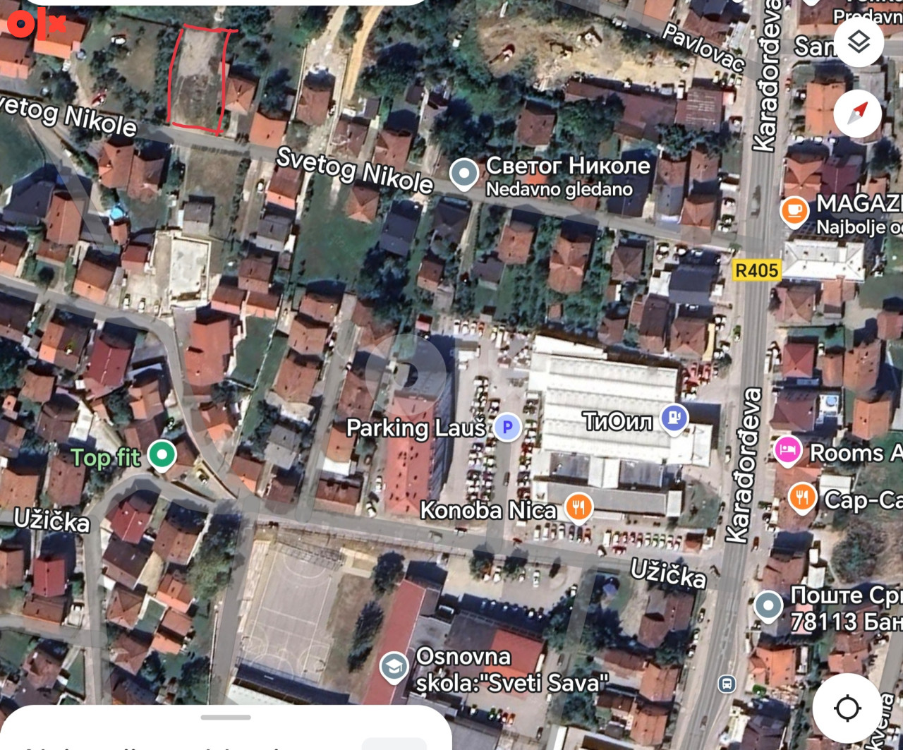 Zemljište Banja Luka Plac Laus 500m2