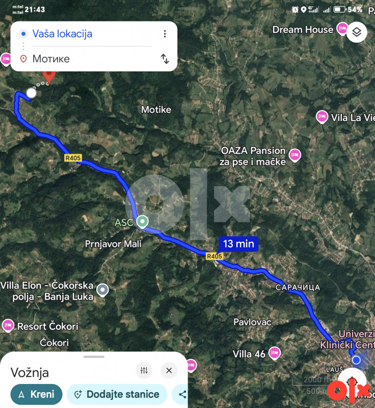 Zemljište Banja Luka plac vikendica 1000m2 5
