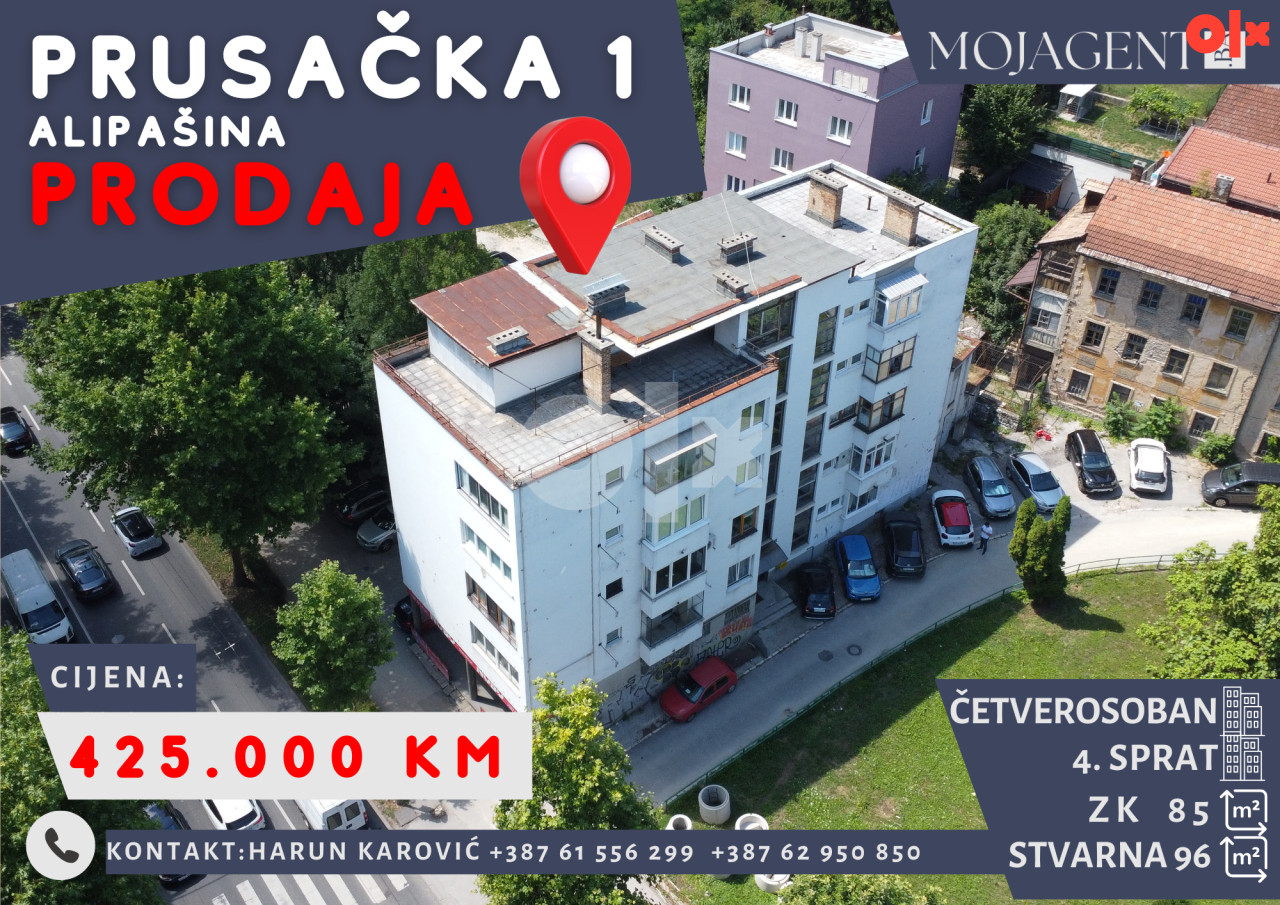 Četverosoban stan - Prusačka - Alipašina - mojagent.ba