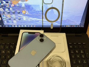 IPHONE 14 128GB BLUE KAO NOV 86% BAT FUL PAKET 10/10