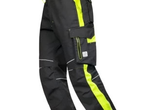 Radne hlače crno-žute -  NEON H6401