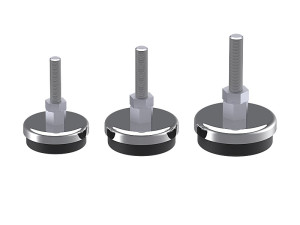 Kromirana nogica M16 / krom ALU profil CNC