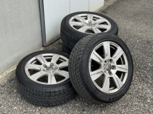 ALU FELGE 17 AUDI A6 4F A4 225/50 ZIMSKE GUME 5x112 passat 6 7