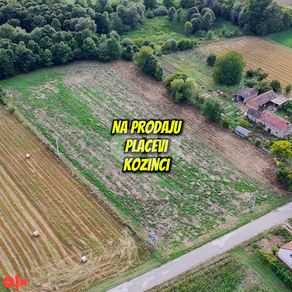 Na prodaju placevi Gradiska-Kozinci 18KM/m2
