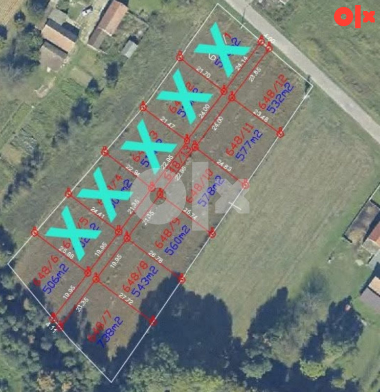 Na prodaju placevi Gradiska-Kozinci 18KM/m2 9