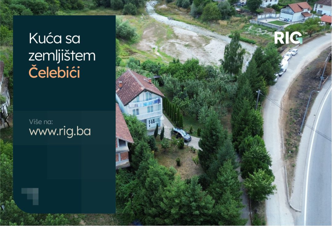 KUĆA SA ZEMLJIŠTEM/Konjic-Čelebići/PRODAJA