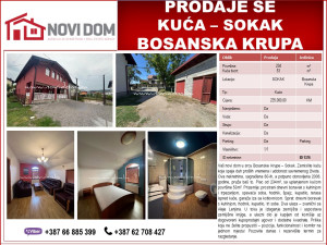 PRODAJE SE - Kuća - SOKAK - BOSANSKA KRUPA