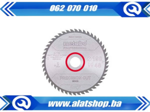 Metabo List Kružne Pile 190 x 2,2 / 1,4 x 30 / Z = 48 628035000