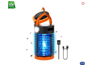 Prijenosna solarna UV lampa protiv komaraca s LED svjetlom 043447