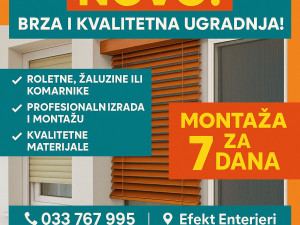 Roletne, Žaluzine, Komarnici sve za dom!