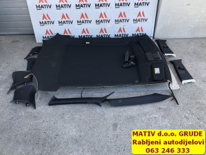 Nebo krova komplet CRNO Range Rover Evoque OVERFINCH 2014