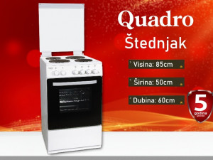 STEDNJAK ELEKTRICNI QUADRO, SIRINA 60CM, AKCIJA