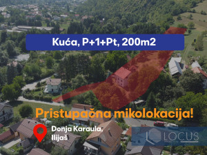 LOCUS: Kuća na parceli 6.752m2, Donja Vogošća
