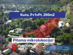 LOCUS: Kuća na parceli 6.752m2, Donja Vogošća