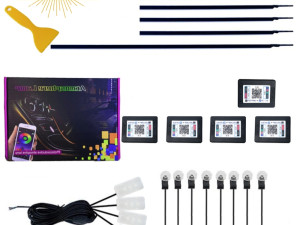 Led RGB ambijentalno osvjetljenje 18 dijelova ANDORID & iOS