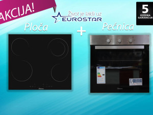 UGRADBENI SET EUROSTAR (PECNICA + PLOCA), 5GODINA GARANCIJA