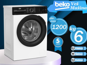 VES MASINA BEKO, 6KG, 1200 OBRTAJA, 5GODINA GARANCIJA