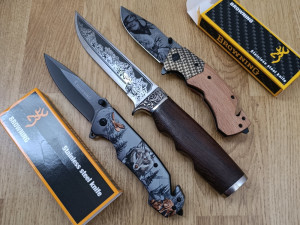 Lovački nož Browning nož vuk jelen tigar cakija + nož 1+1