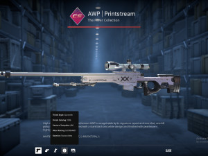 cs2 csgo skin skinovi awp printstream