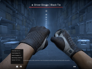 cs2 csgo skin skinovi gloves black tie
