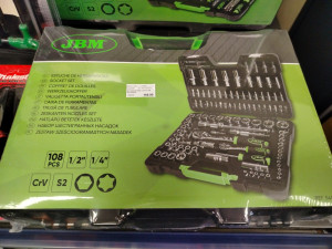 SET NASTAVAKA 1/4 1/2 108 DIJELOVA JBM TOOLS