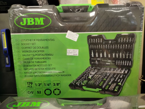 SET NASTAVAKA 1/4 3/8 1/2 179 kom JBM TOOLS