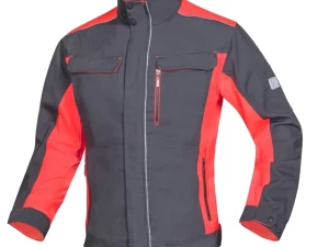 Radna bluza sivo-crvena - NEON H6403