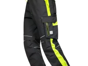 Radne hlače skraćene crno-žute - NEON H6432