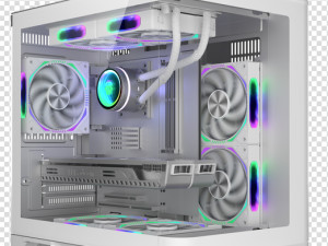 Gaming Kućište CS048 White + 7 X ARGB FAN INCLUDED