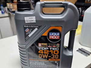 ULJE 0W30 TOP TEC 4210 LIQUI MOLY 5 LITARA 115KM