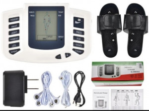 Tens digitalni masažer na struju i baterije+papuče