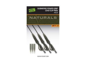 FOX Naturals Submerge Power Grip Lead Clip Rigs 40 LB