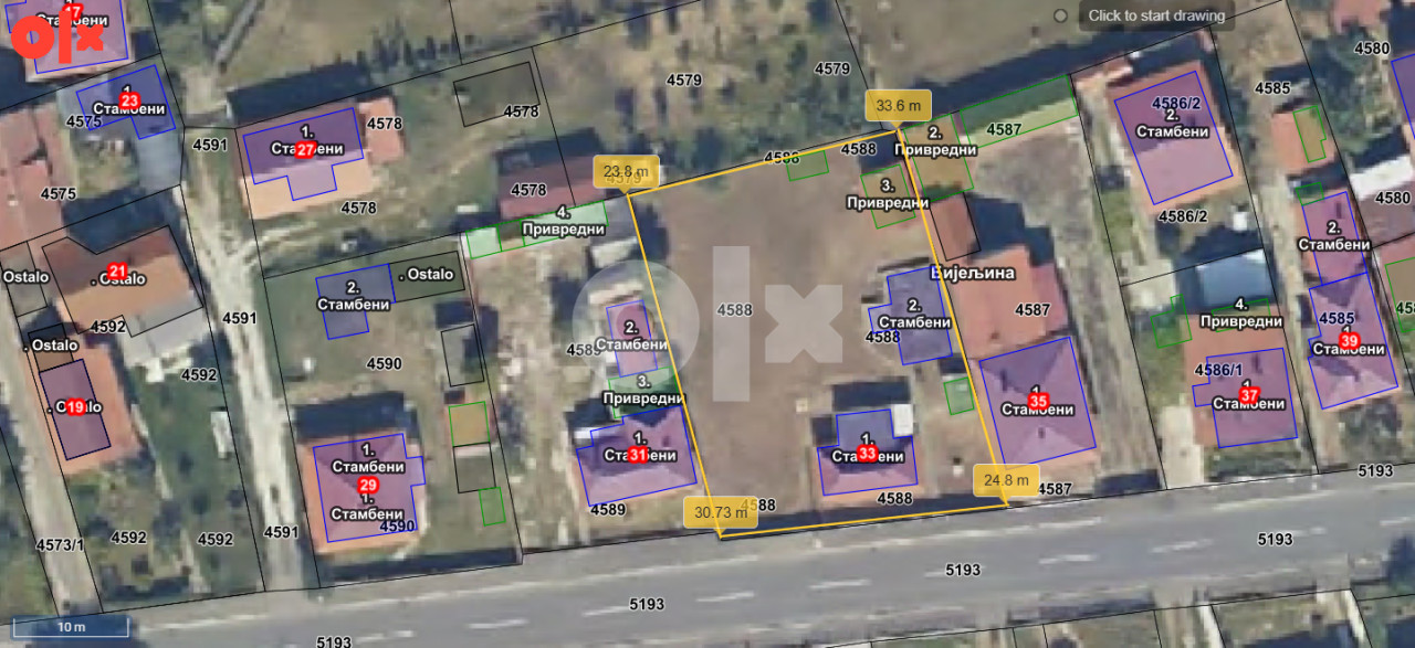 Zemljište Bijeljina 790m2 2