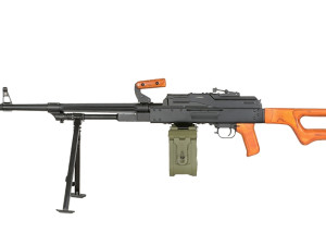 PKM A&K MITRALJEZ Airsoft replika Full metal drvo