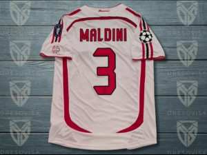 MALDINI 3 retro dres AC MILAN finale Lige prvaka 2007
