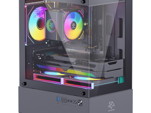 Gaming Kućište CS085 + 3 X LED FAN INCLUDED