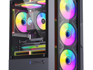 Gaming Kućište CS084 + 3 X LED FAN INCLUDED