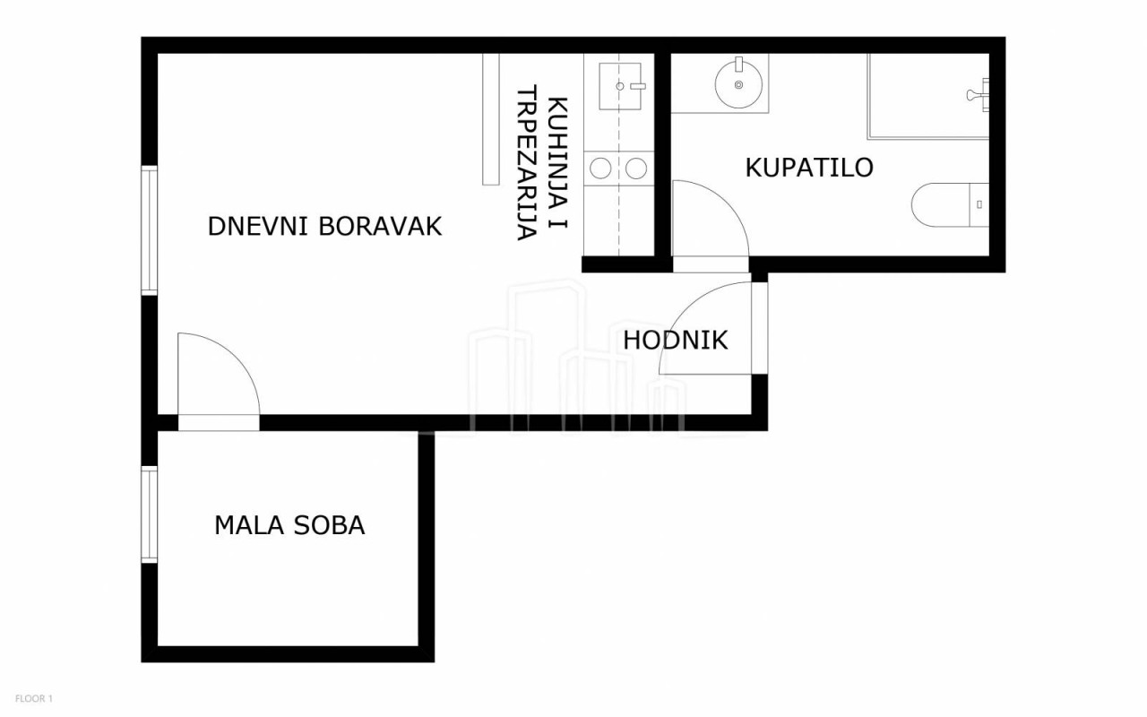 Nov apartman sa spavaćom sobom 28m2 Jahorina Vučko 17