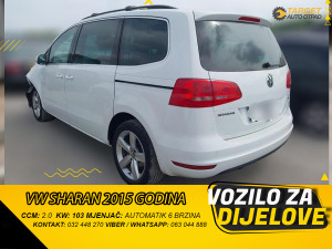 VW SHARAN 2.0 2015 MOTOR-DIJELOVI
