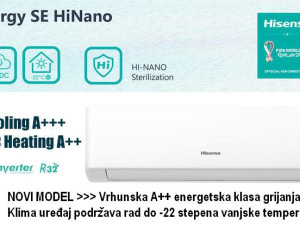 Inverter klima 12 Hisense KA35 A+++ -22 12ka Hitachi kompresor