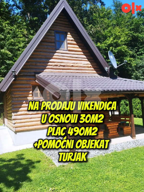 Vikendica na prodaju Turjak (Gradiška)