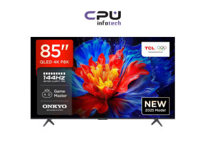 TCL TV 85" P8K 4K 144Hz Native QLED Google TV 85P8K