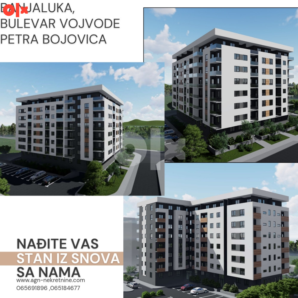 Stan sa 2 sobe  Borik, 63.60m2 3