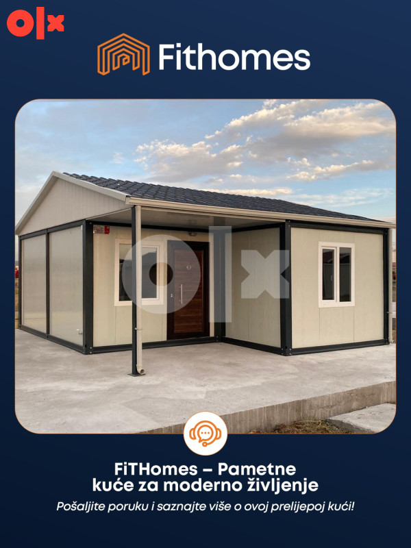 Kontejnerska kuća 36 m2 Plus6m2  terase 2