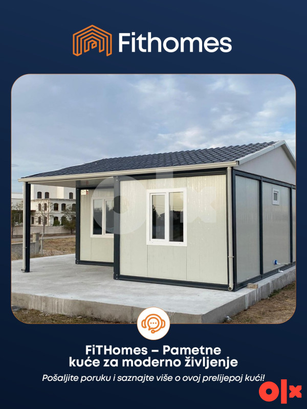 Kontejnerska kuća 36 m2 Plus6m2  terase 3