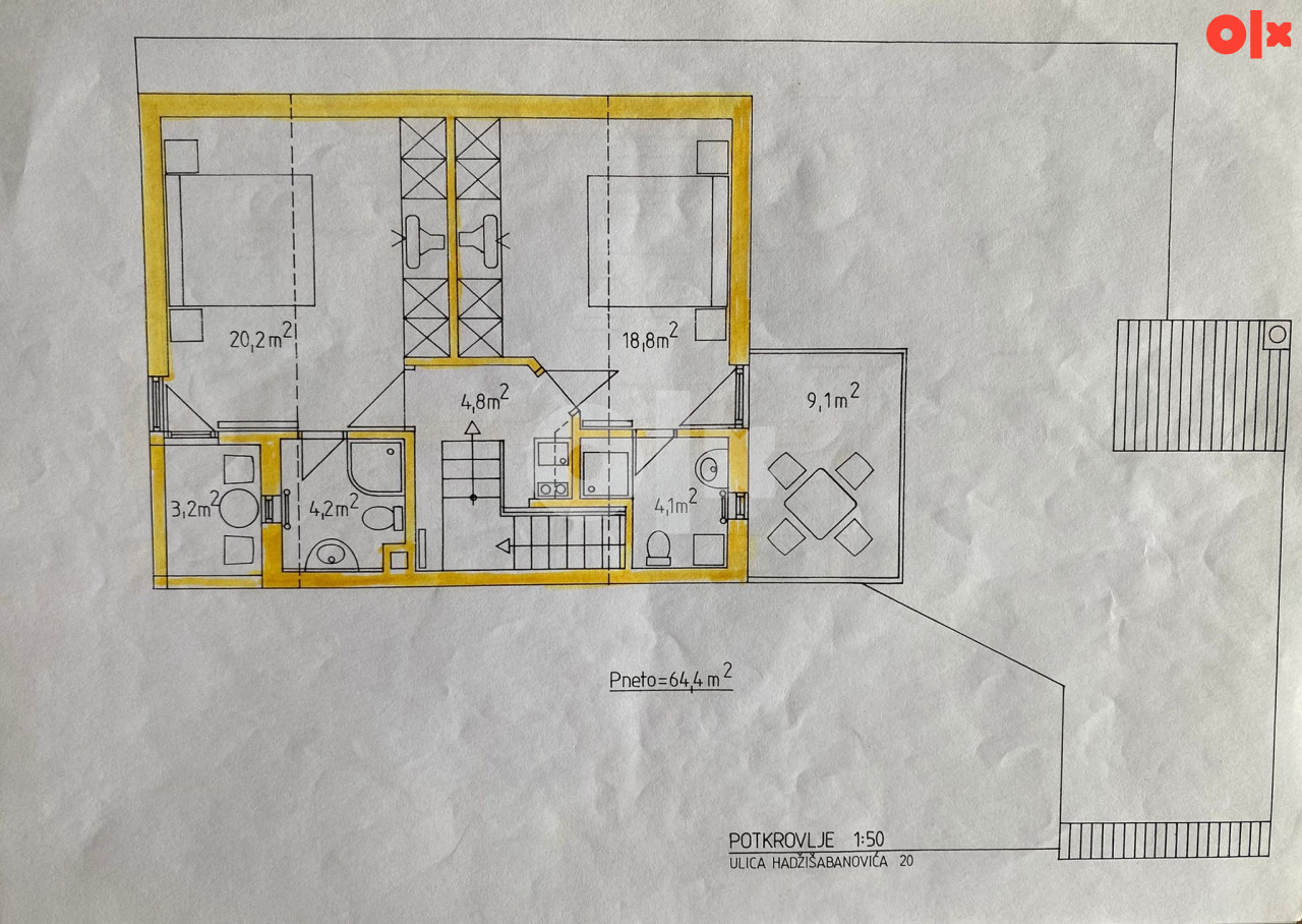 Roh bau Kuća 150m2 Sarajevo Stari Grad 20
