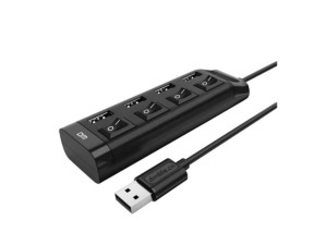 USB HUB 2.0 DM CHB005 4 PORT, NOVO