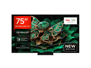 TCL TV 75" C7K 4K Mini LED 144Hz Google TV 75C7K