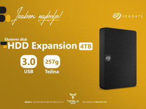 HDD Seagate Expansion External drive EXT 4TB